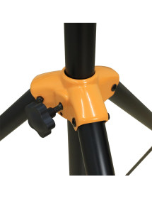 Pedestal Metálico Para Caja Amplificada Negro/Amarillo SB-16