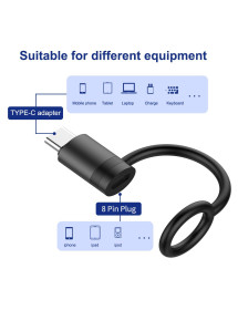 Adaptador Otg Jack Lightning A Usb C LC260 LDNIO