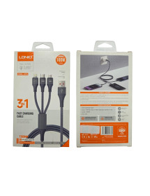 Cable 3 En 1 Gris 100 Watts...