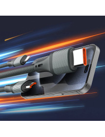 Cable 3 En 1 Gris 100 Watts 1.20 Mts LDNIO LC97U