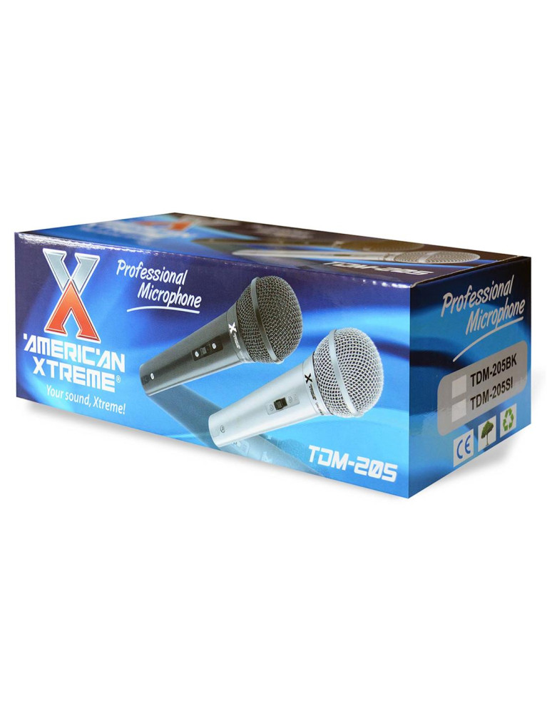 Micrófono Dynamic Negro TDM-205BK AX