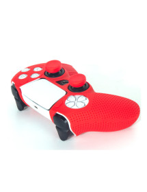 Latex Para Control De Ps5 Antideslizante Rojo TP5-0559 Kit Dobe