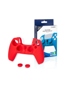 Latex Para Control De Ps5 Antideslizante Rojo TP5-0559 Kit Dobe