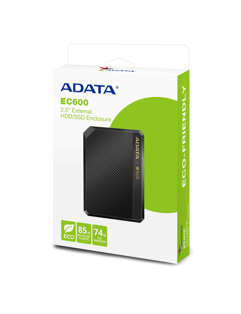 Enclosure 2.5 HDD/SSD Usb 3.2 Gen2 EC600  10 Gbps Adata