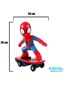 Spiderman en Patineta a Control Remoto Marvel Original