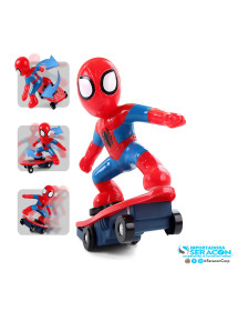 Spiderman en Patineta a Control Remoto Marvel Original